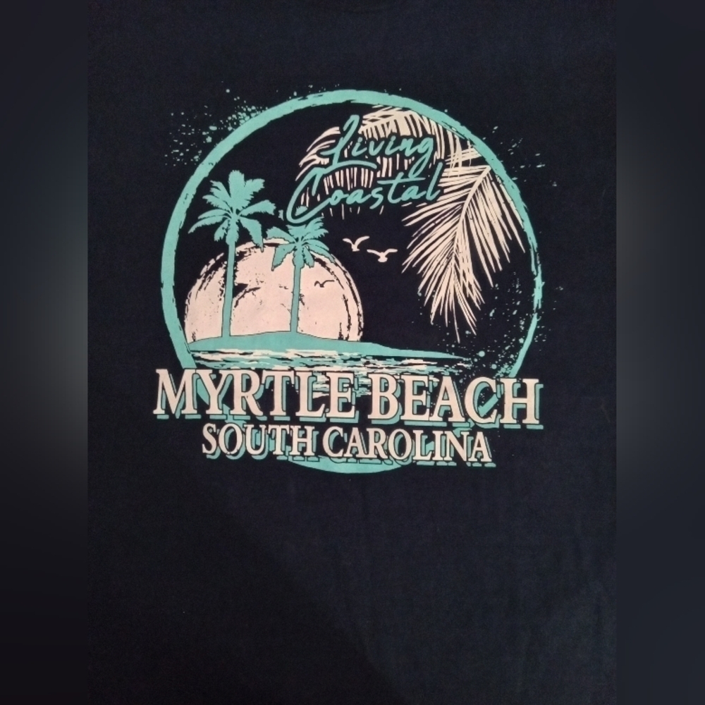 Myrtle Beach South Carolina Living Coastal Tee Shirt - XL - Picture 3 of 3